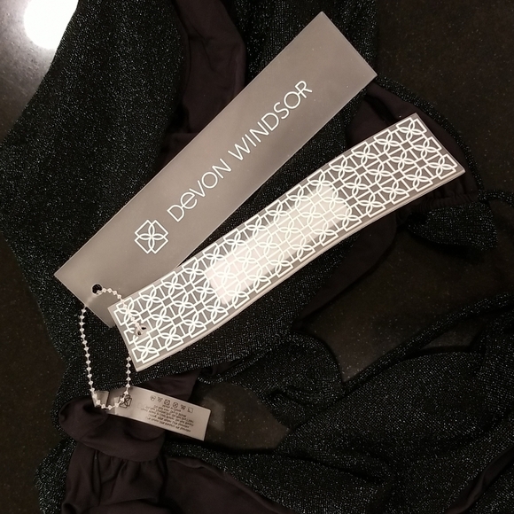 💕DEVON WINDSOR💕 Astrid Full Piece Midnight Green ~ One-Piece Swimsuit S NWT - Picture 13 of 14